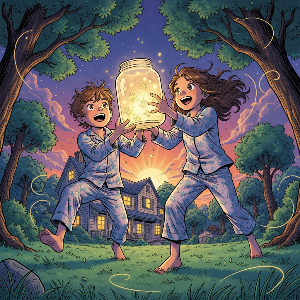 Action Panels illustration style