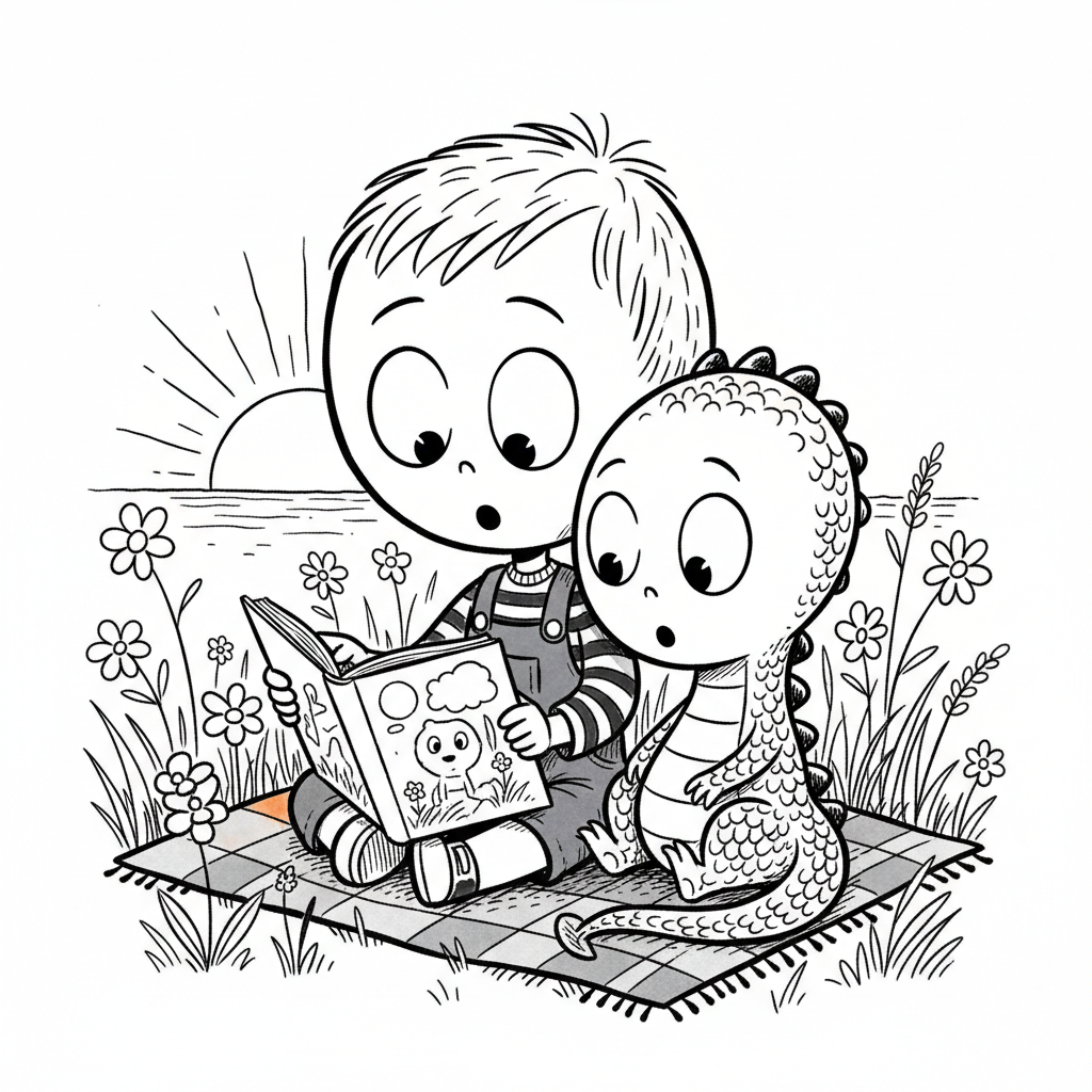 Comic Timing illustration style