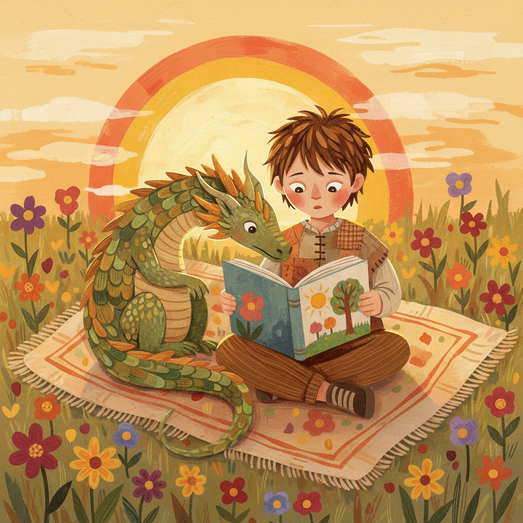 Painted Collage illustration style